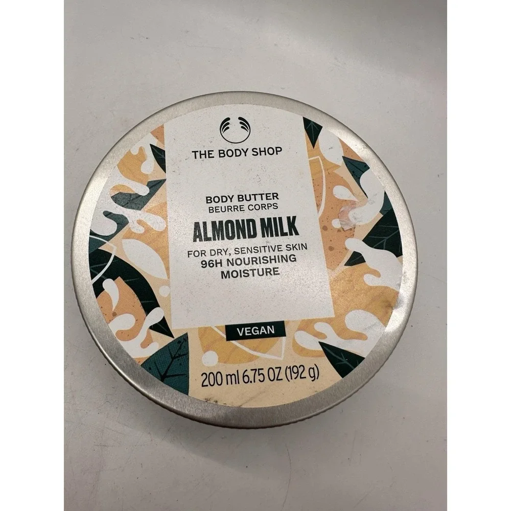 The Body Shop Almond Milk Body Butter 6.75 oz Vegan Discontinued New 200ml